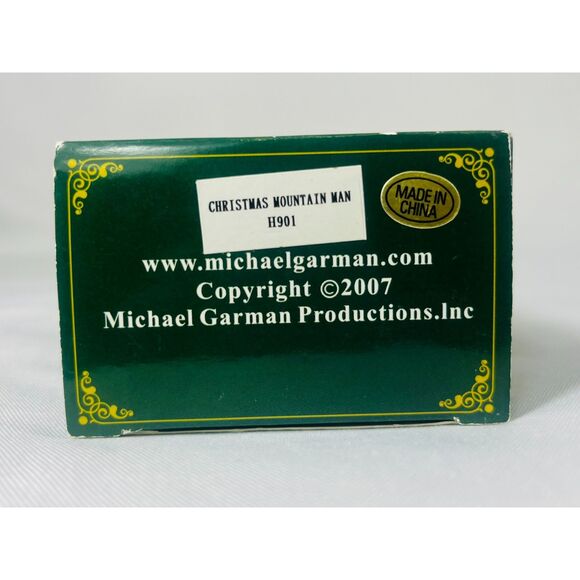 Michael Garmin 1987 Mountain Man Miniature H901 NIB Ornament Santa - Picture 4 of 8